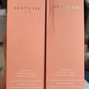 2 Kristin Ess Coral Rose Hair Conditioners